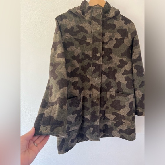 Pendleton Women's Wool Camouflage Hooded Parka Size Small NWT - Picture 4 of 14